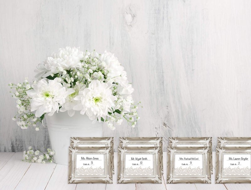 MCS Wedding Photo Frame/Placecard Holder, 69043, 24-Pack, Rustic Brown - Image 5